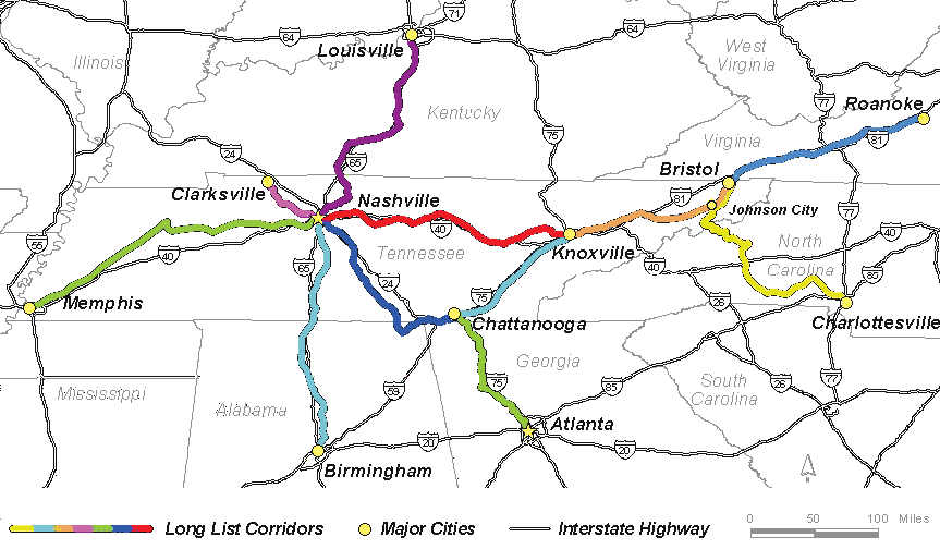 Tennessee Rail Service Tennessee